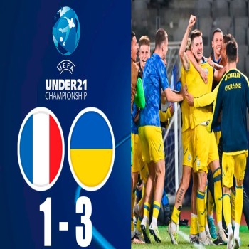 #ไฮไลท์ฟุตบอล [ ฝรั่งเศส(ยู21) 1 - 3 ยูเครน(ยู21) ] ชิงแชมป์แห่งชาติยุโรป รุ่นอายุไม่เกิน 21ปี